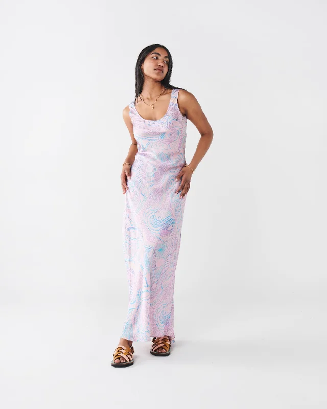Chic And Affordable Fashion – Limited-Time Offers Tjala Tjukurpa Silk Dress