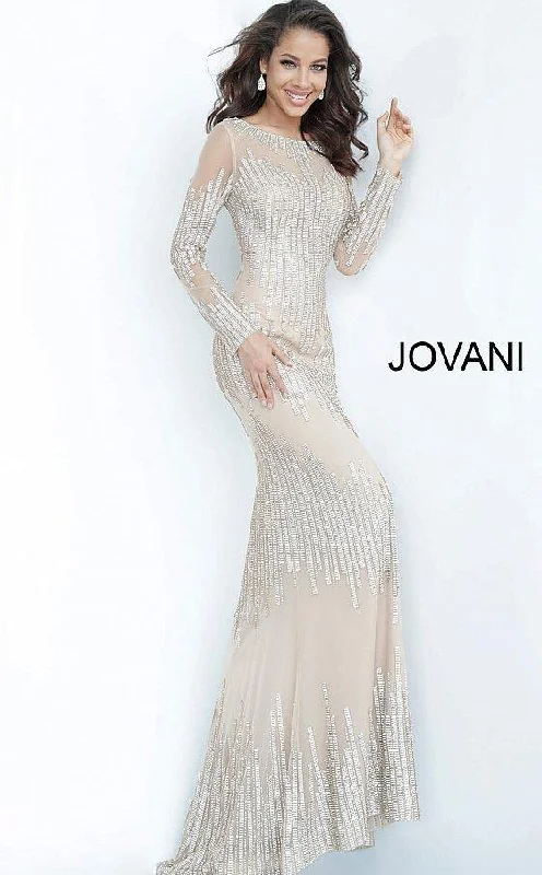 Clothing Woman Jovani 3601 Long Sleeve Formal Prom Dress