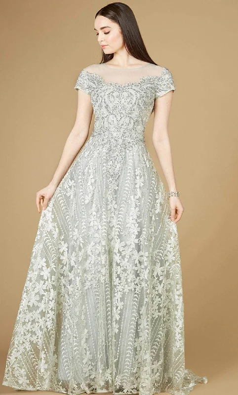 Ends Soon Lara Dresses 29235 - Floral Embellished Formal Gown