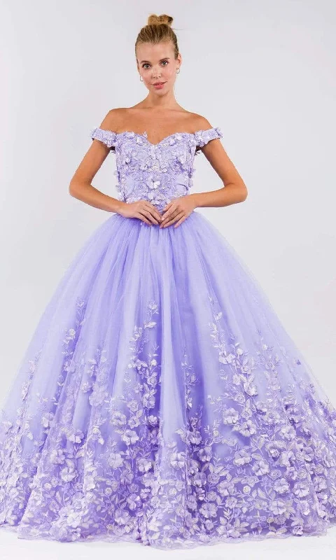 Style Upgrade Elizabeth K - GL1960 Floral Ombre Ballgown