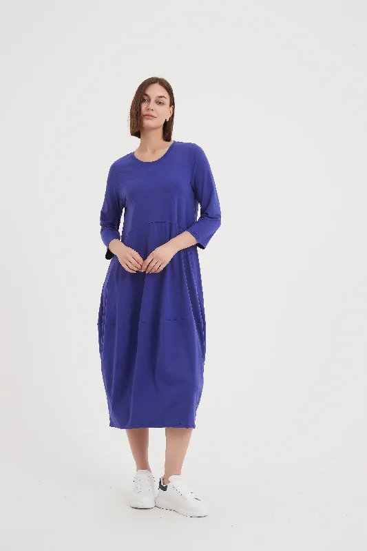 Catch Every Fashion Trend Tirelli - 24D3346 Ovoid Jersey Dress