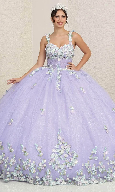 Fashion Sale May Queen LK249 - Floral Detail Ballgown