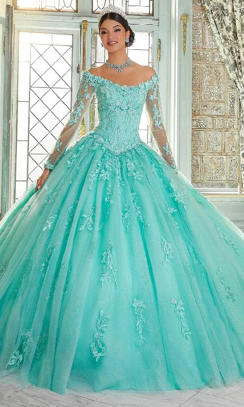 Best Clearance Sales Right Now Mori Lee 89339 - Embroidered Tulle Quinceanera Ballgown