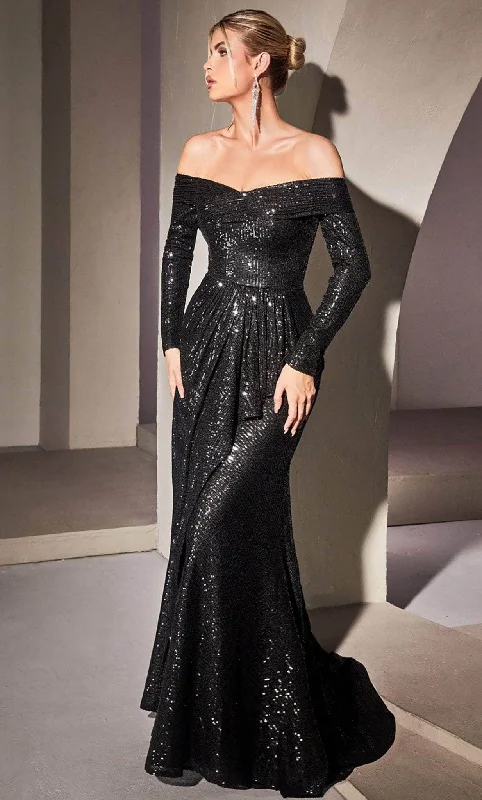 Unbeatable Deals Cinderella Divine CH135 - Off-Shoulder Crisscross Evening Gown