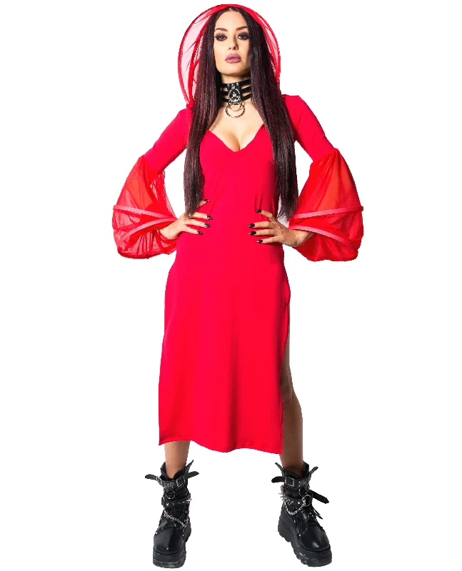 Athleisure Wear Special Offer HOODED CAGE DRESS