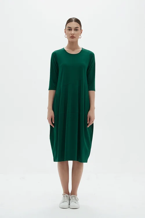Affordable Women's Clothing Sale Online Tirelli - 20A2363 Diagonal Seam Dress