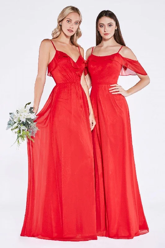 Unleash Your Style Cinderella Divine CH524 Formal Long Dress Bridesmaid