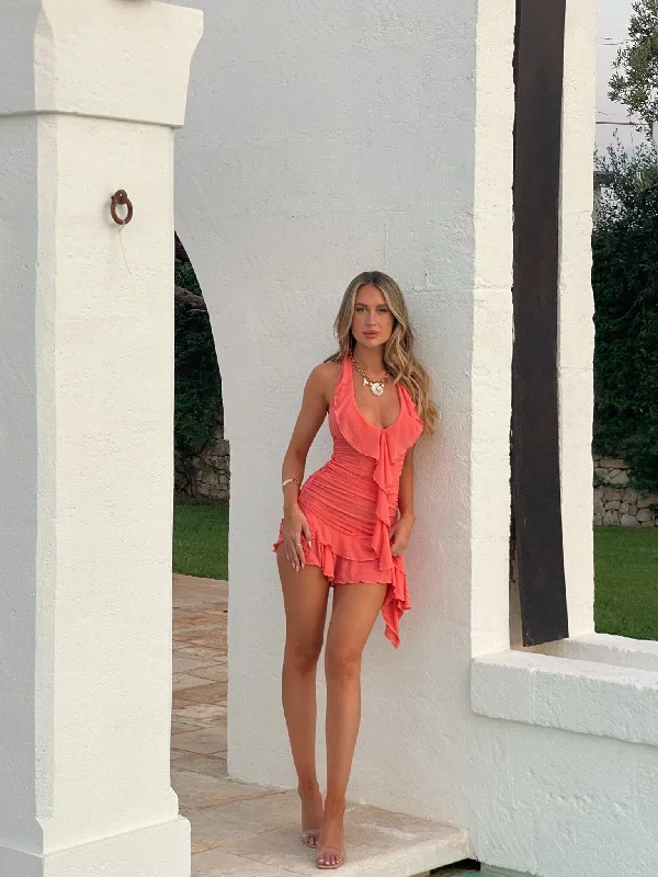 Fashion Sale ANNIKA MINI DRESS PEACH