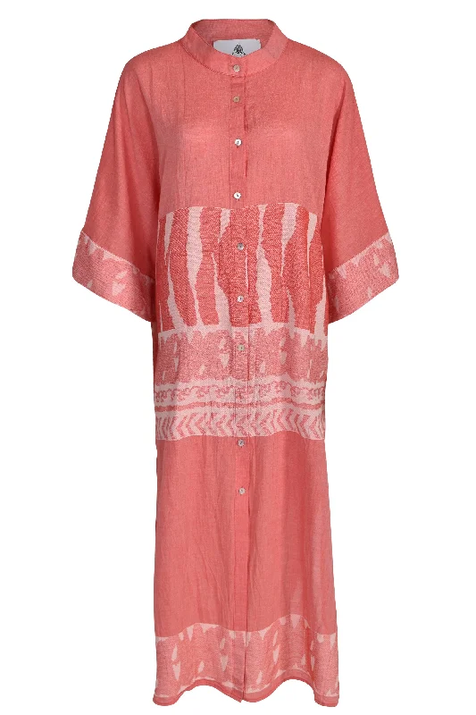 Redefining Women's Style Pearl & Caviar Zakar Dress - Red