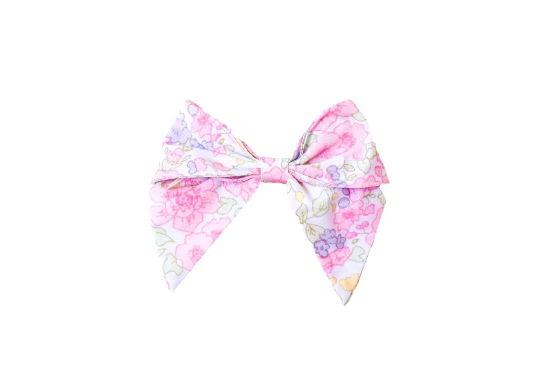 Sophisticated Style Classic Floral Bow Clip