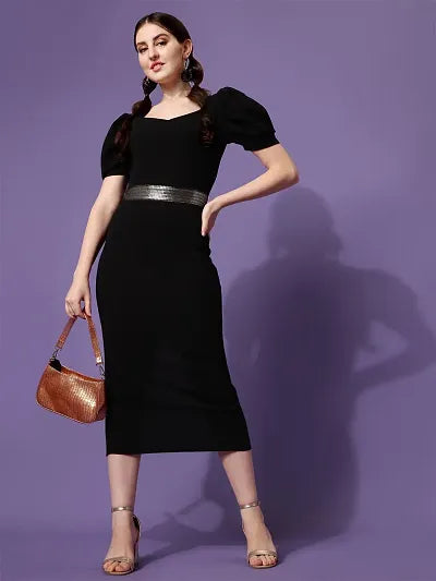 Exclusive Discounts Stylish Fancy Designer Polyester Dresses For Women