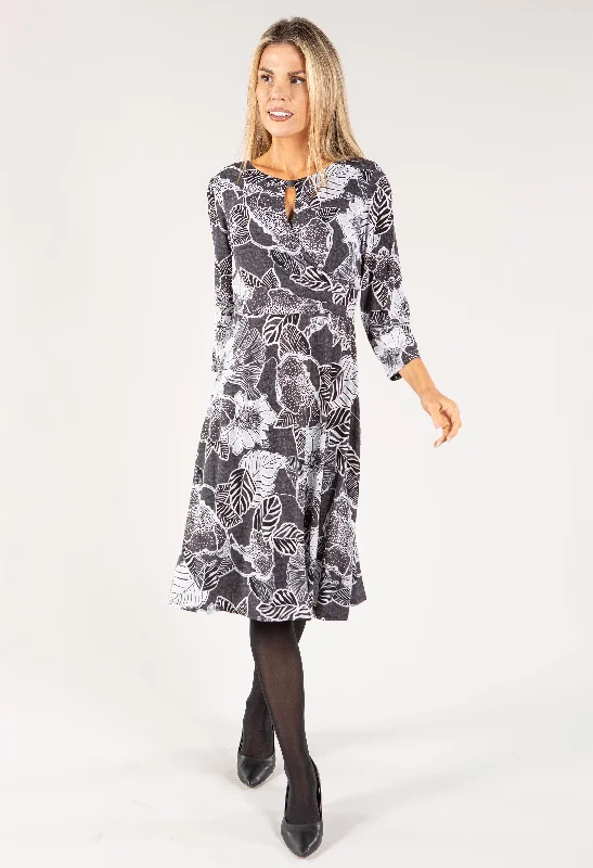 This Weekend Only – Huge Savings Wrap Bodice Keyhole Neckline Dress