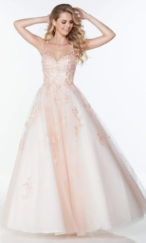 Gorgeous Glamour Collection Alyce Paris - 61079 Lace Ornate Sweetheart Gown