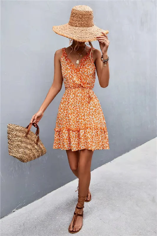 Stylish Savings Floral Tank Dress