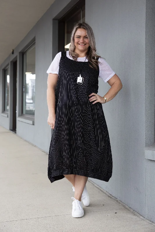 Women's Professional Clothes Cashews - C210/C31 Stripe Strap Dress