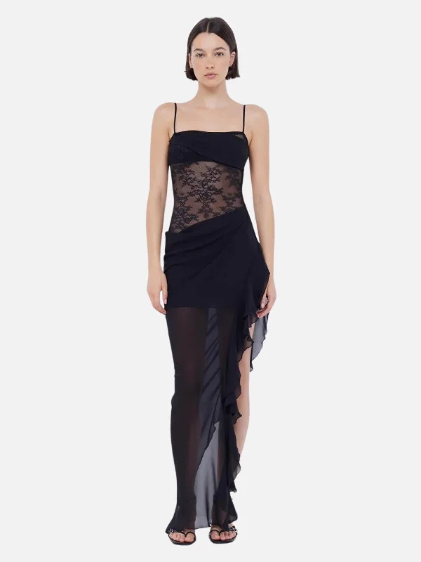 Chic Everyday Wear Liv Asym Dress - Black