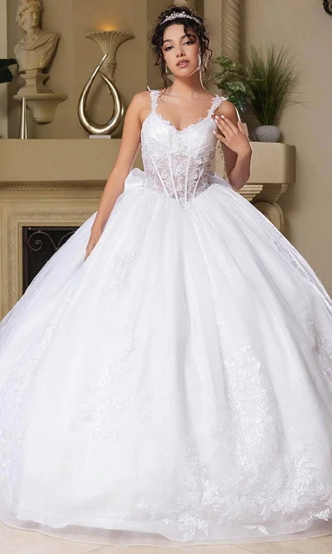 Huge Price Cut May Queen LK269 - Floral Lace Ballgown