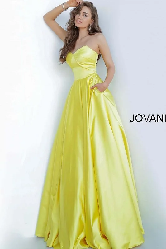 Modern Casual Clothing Jovani 67847 Long Strapless Prom Ball Gown