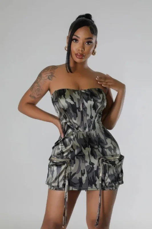 Dress In Style With Our Special Clothing Promotions Zipper Closure Stretch Tube Dress