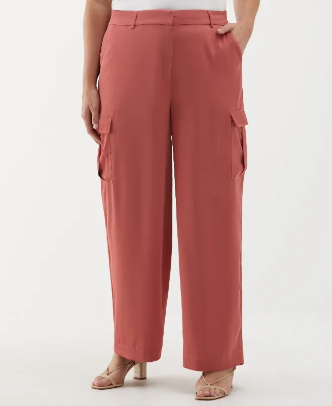 Embrace New Fashion Plus Size Shine Cargo Pant