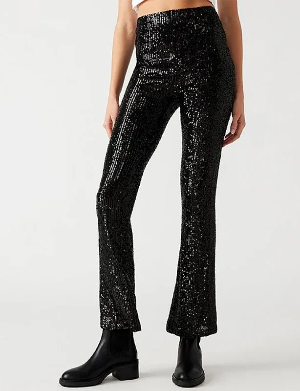 Chic Trends For The Fashion Savvy Citrine Sequin Pant, Black