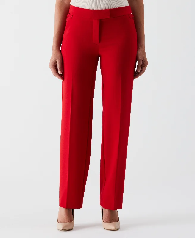 Everyday Basics Petite Straight Leg Tab Pant