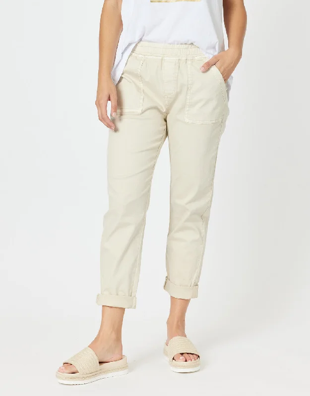 Exclusive Discount Isabella Cotton Pant - Natural