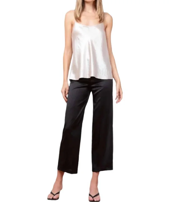 Chic Women’s Clothing Online Alex Satin Pants In Black