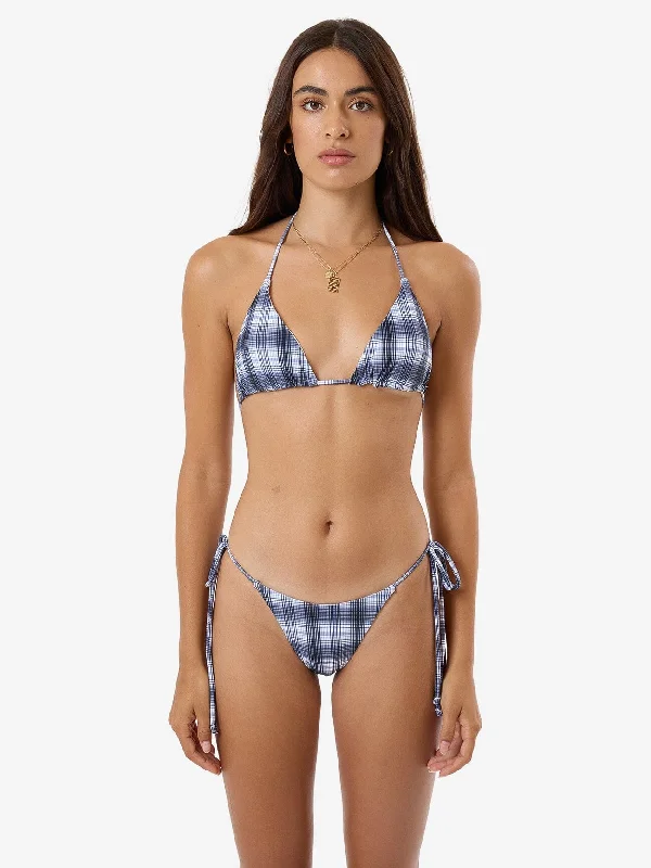 Fashion Forward, Function First Friendly Service String Bikini Top - Iceberg