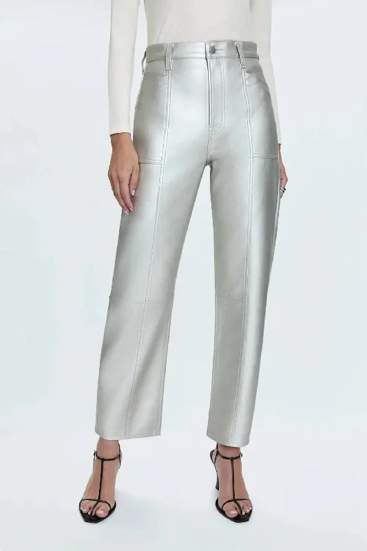 High End Women's Wear Taylor Bow Leg Pants In Party