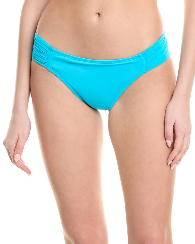 Trendy And Individual Women's Fashion La Blanca Side Shirred Hipster Bikini Bottom