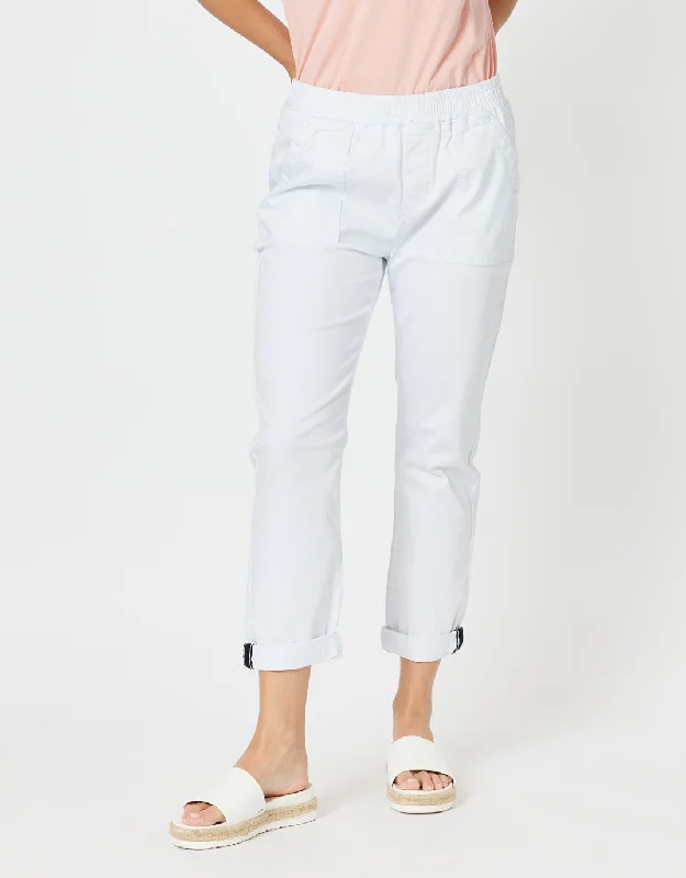 End Of Season Sale Isabella Cotton Pant - White