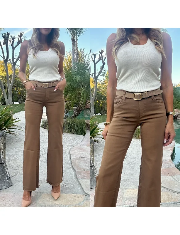 Trend Setting Threads Amanda Flare Pant, Camel