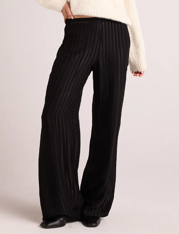 Trend Setting Wardrobe Winter Wide Leg Pant, Black