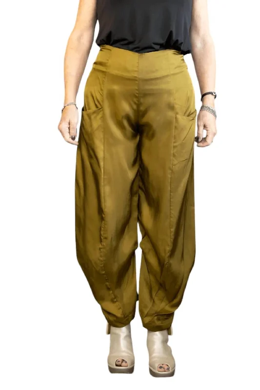 Big Savings Women's Straight Pants In Gold