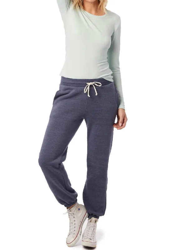 Comfort First Women's Wear Classic Sweatpant In Eco Navy