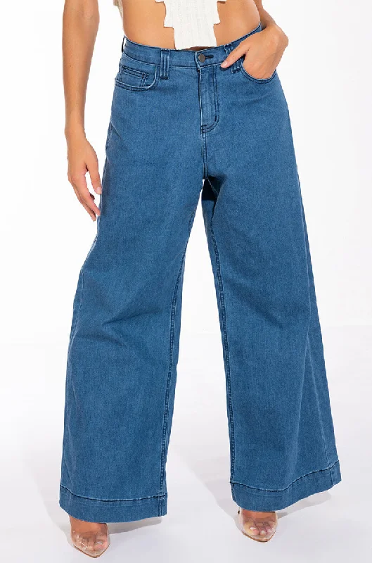 Gift Ideas LIVIE EXTRA WIDE DENIM PANT