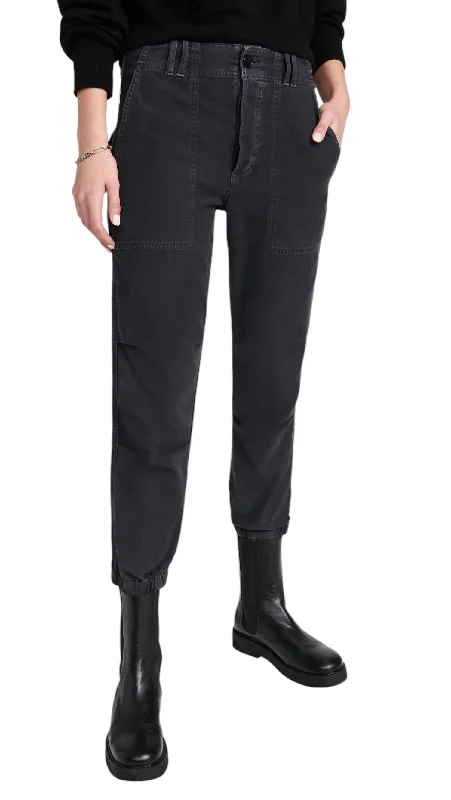 Elevate Your Wardrobe Agni Utility Trouser In Black