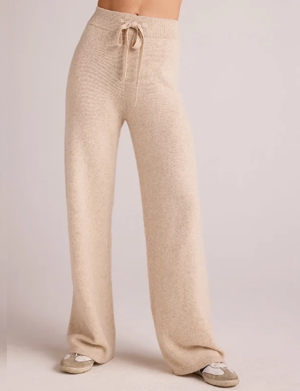 Redefining Women's Style Wide Leg Sweatpant, Ivory Oat