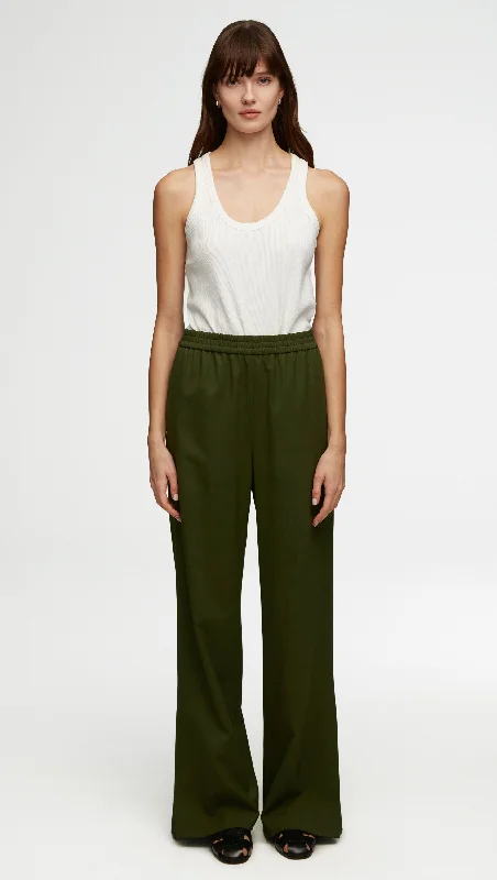 Flash Sale, Don'T Miss Pull-Up Pant in Seasonless Wool | Olive