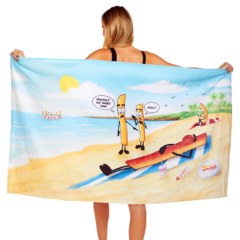 Versatile Wardrobe Essentials French Fry Beach Towel