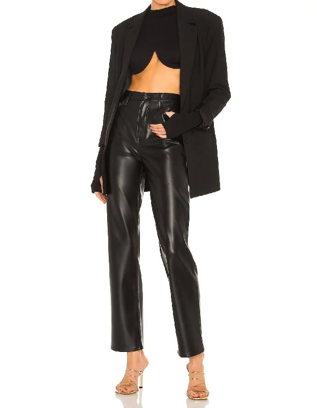 Chic Casual Style Cassie Pant In Black Slate